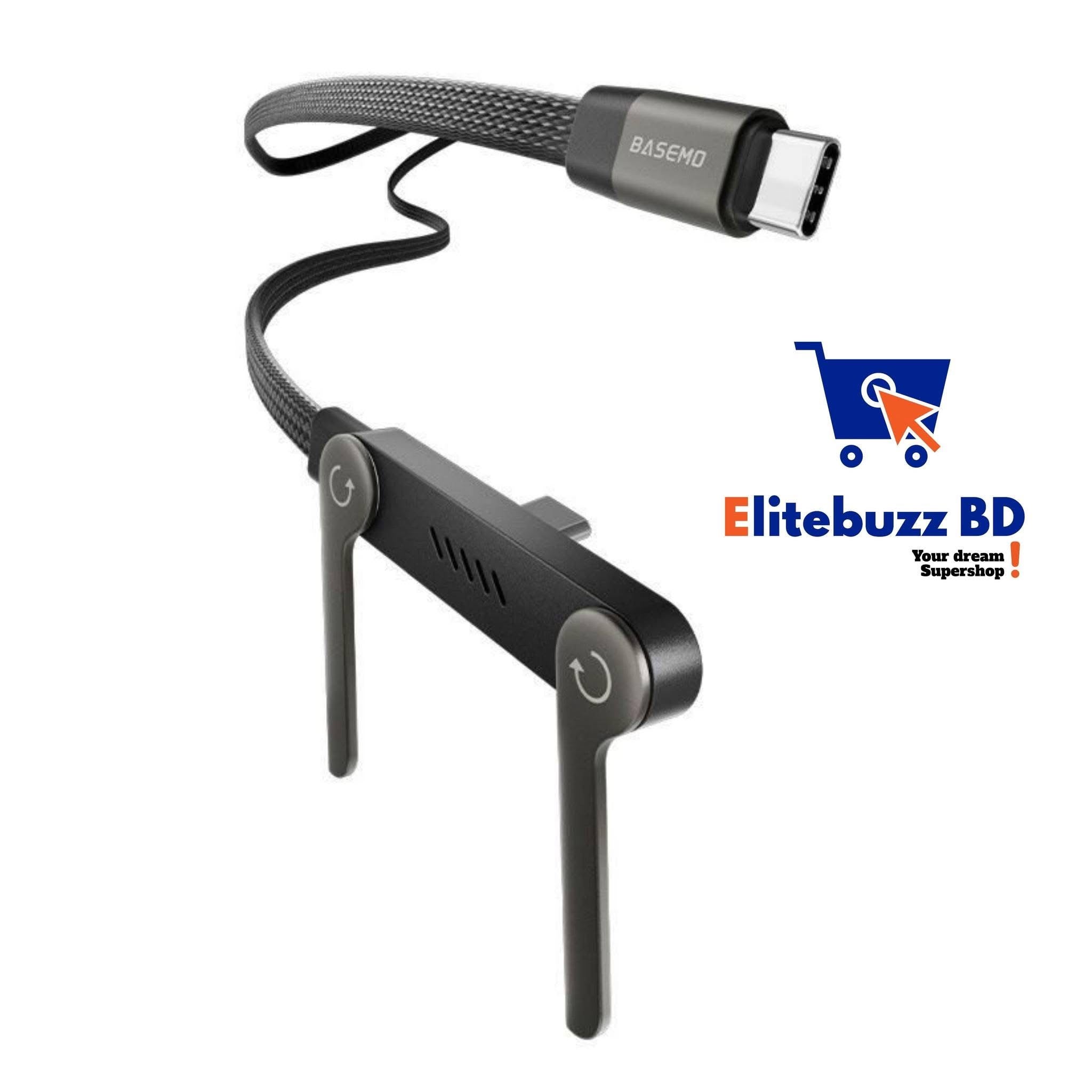 USB cable + phone holder